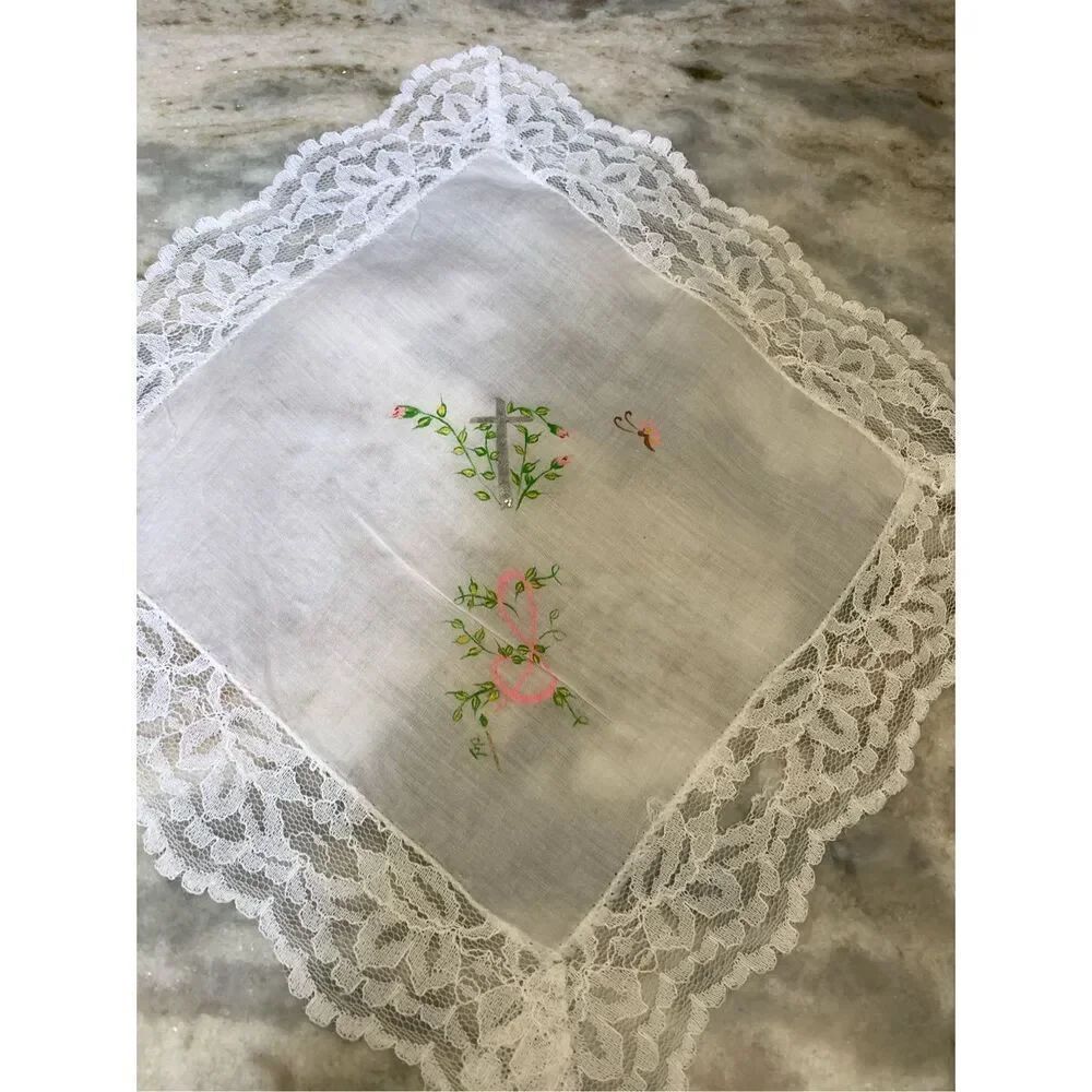 Handmade Antique Handkerchiefs ~ Three - Picture 9 of 11